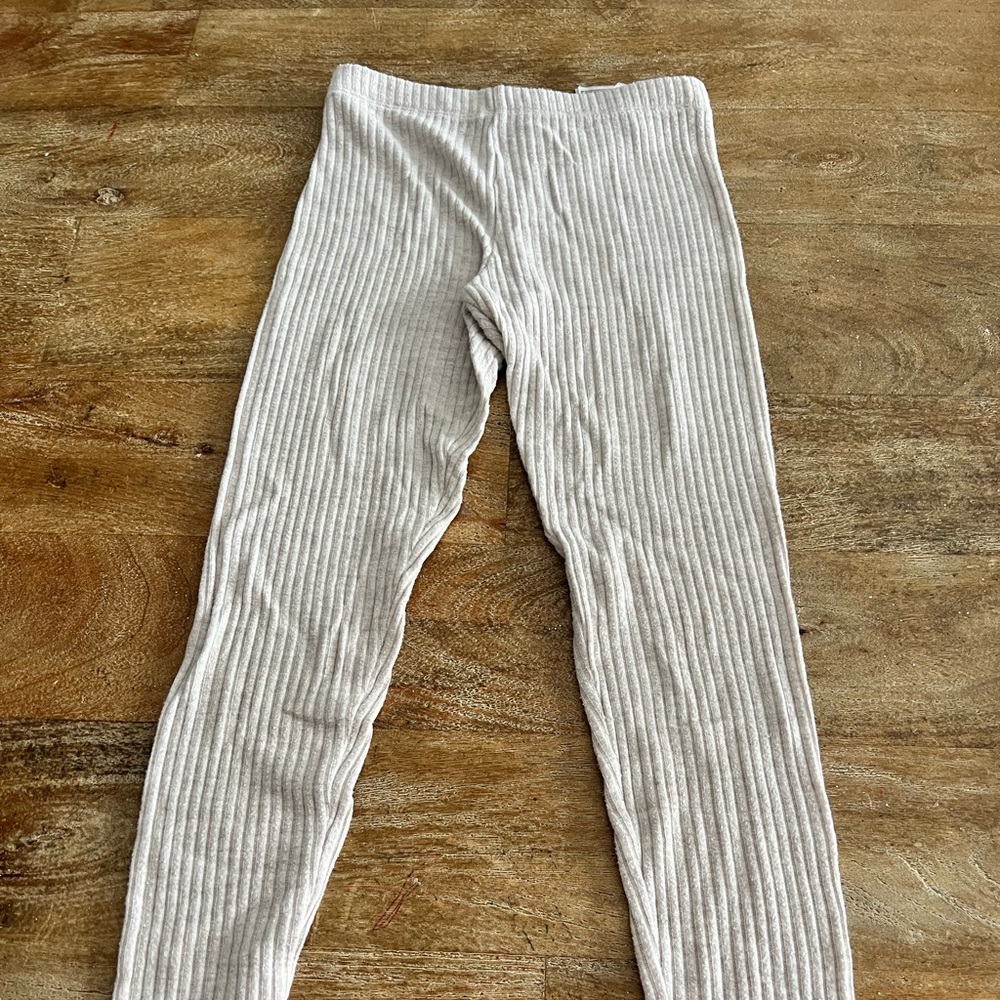 H&M Ribbed Light grey leggings